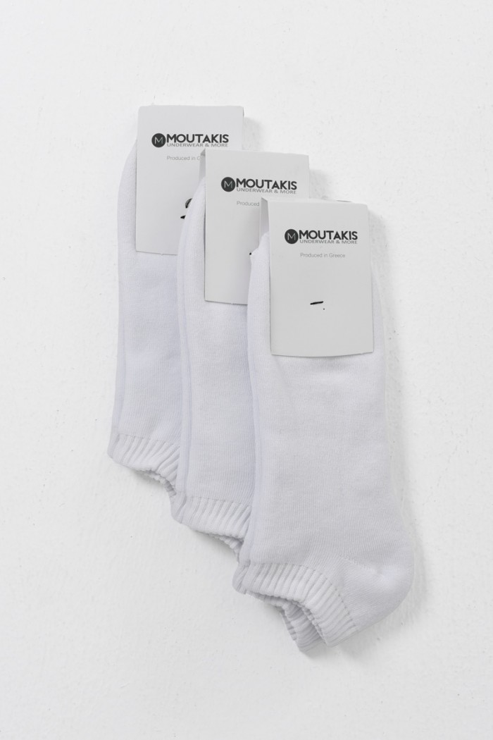 Sports Socks Solid Color MOUTAKIS 3 Pack 445