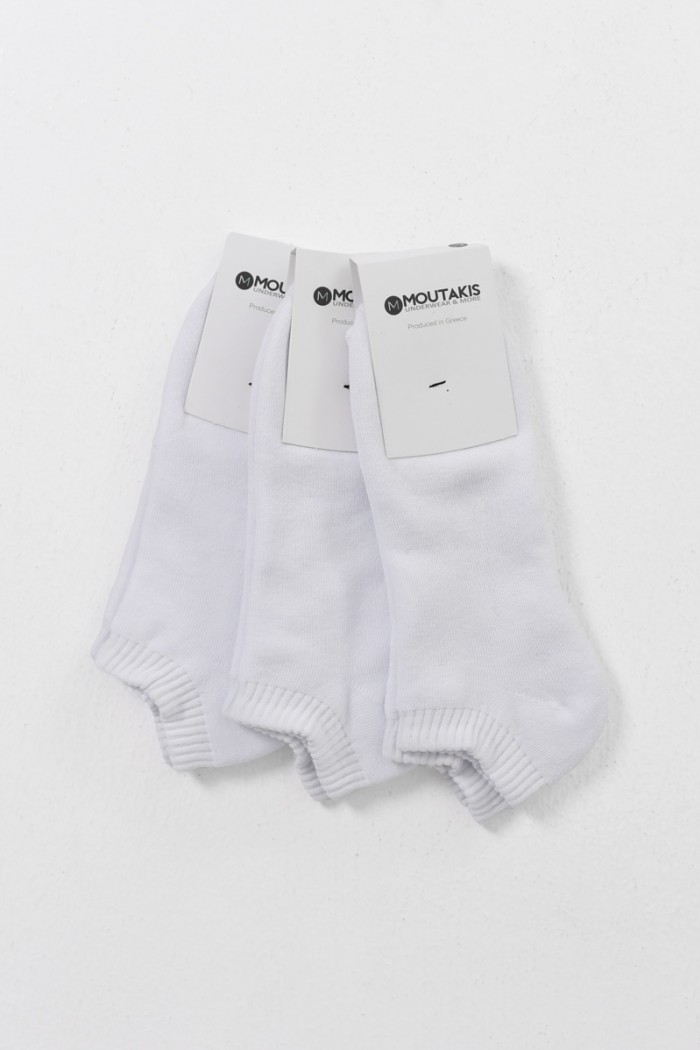 Sports Socks Solid Color MOUTAKIS 3 Pack 445