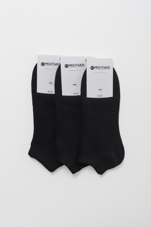 Sports Socks Solid Color MOUTAKIS 3 Pack 445