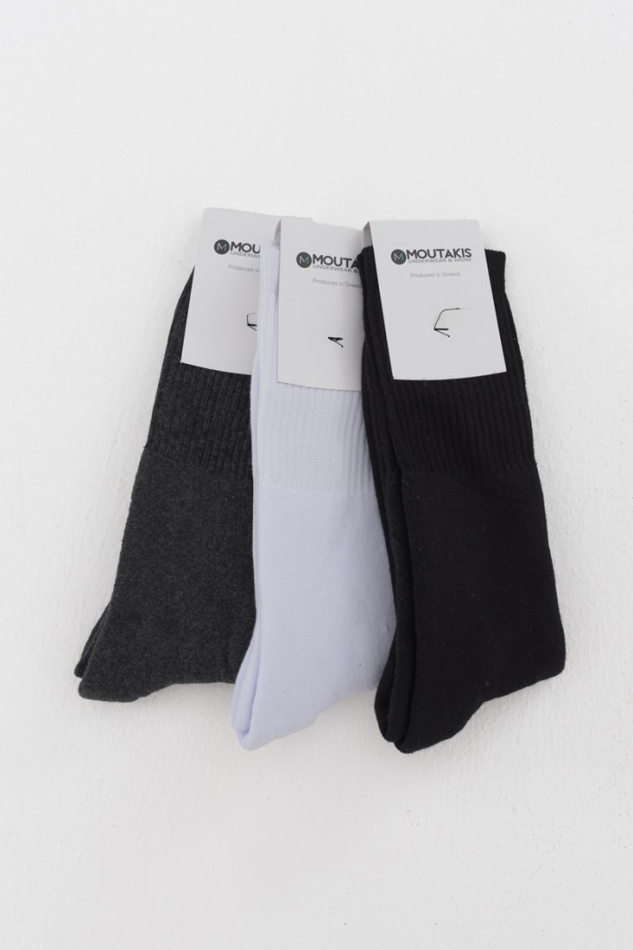 Sports Socks Solid Color MOUTAKIS 490