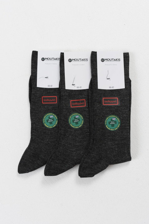 MOUTAKIS isothermal socks without elastic 3 Pack 5004
