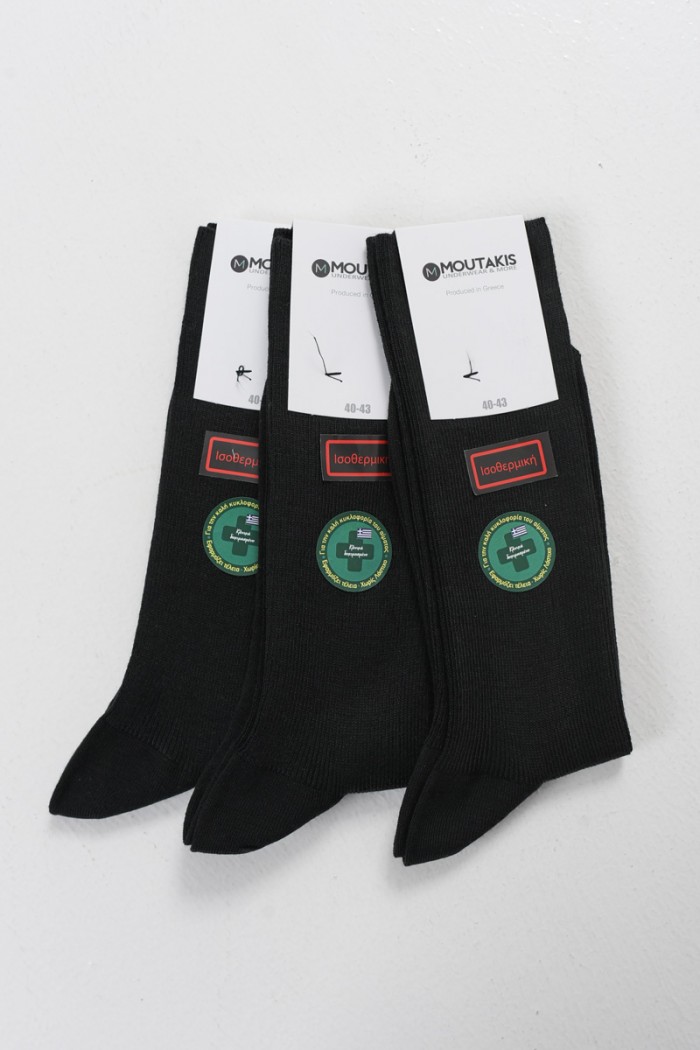 MOUTAKIS isothermische Socken ohne Gummizug 3er Pack 5004