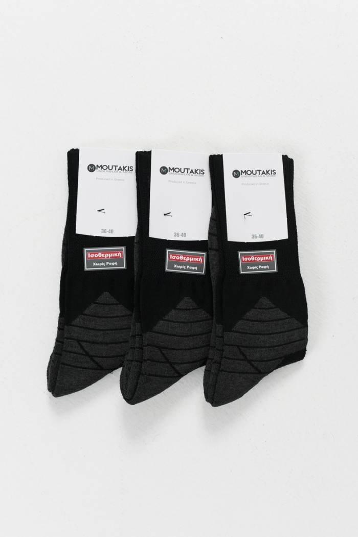 Nahtlose isothermische Socken MOUTAKIS 5010 BLACK
