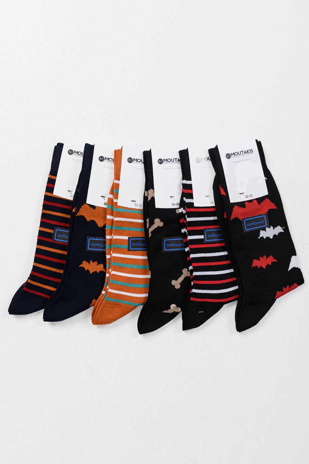 Isothermische Herrensocken MOUTAKIS 6 PACK DESIGN 5037