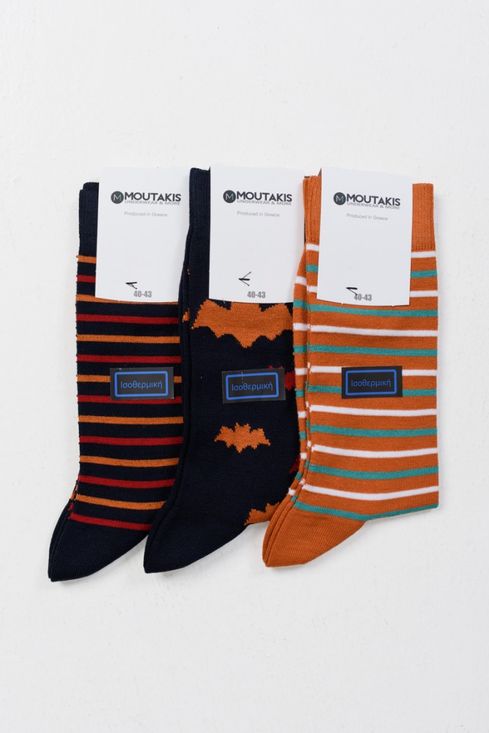 Isothermische Herrensocken MOUTAKIS 6 PACK DESIGN 5037