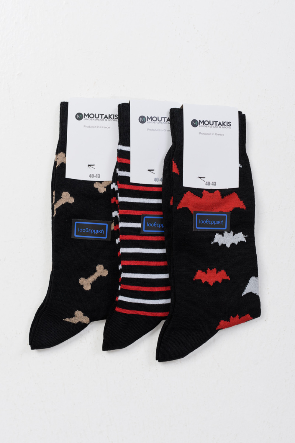 Isothermische Herrensocken MOUTAKIS 6 PACK DESIGN 5037