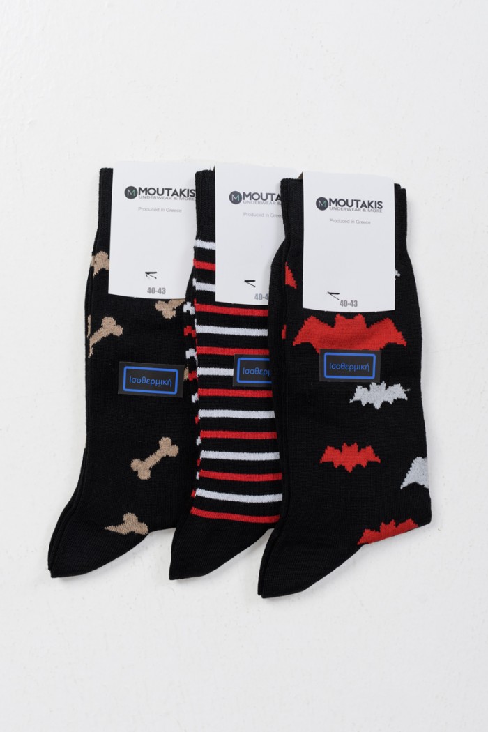 Isothermische Herrensocken MOUTAKIS 6 PACK DESIGN 5037