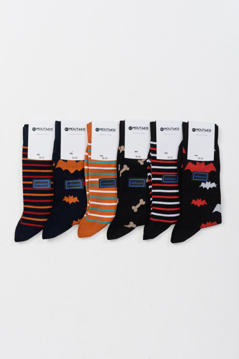 Isothermische Herrensocken MOUTAKIS 6 PACK DESIGN 5037