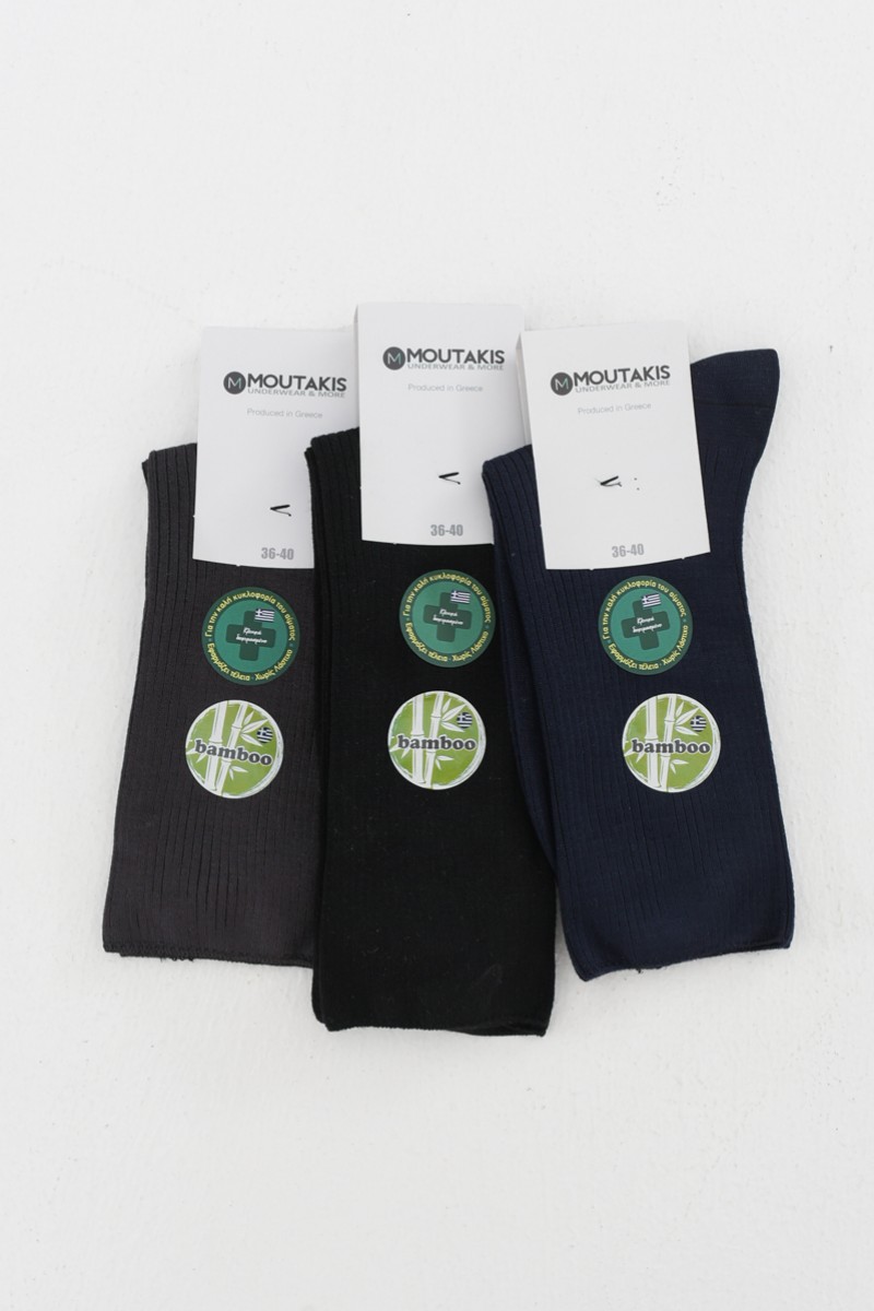 UNISEX BAMBOO socks without elastic 7030