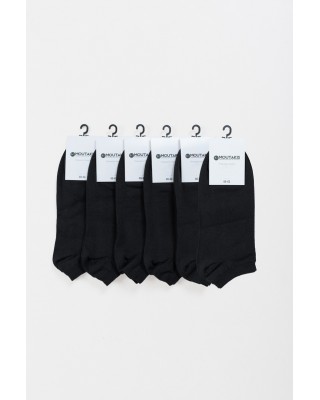 Short Cotton Basic Socks 6 Pack MOUTAKIS