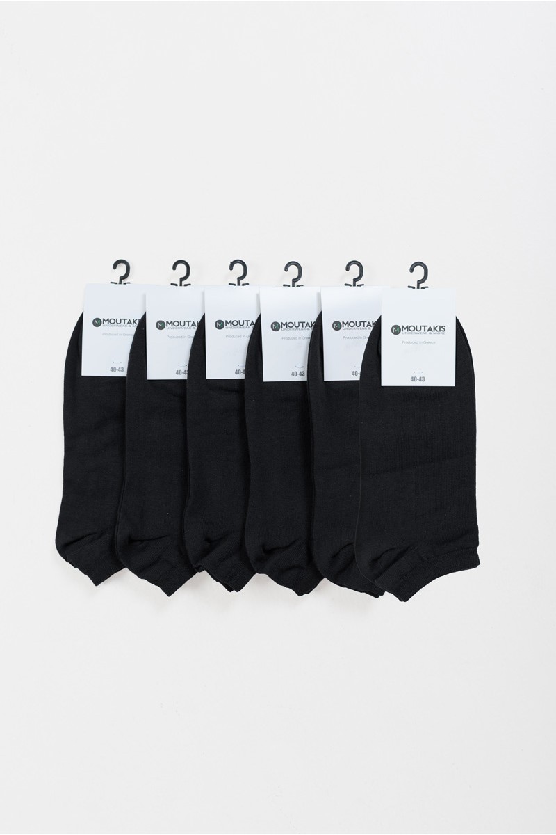Short Cotton Basic Socks 6 Pack MOUTAKIS Short Cotton Basic Socks 6 Pack MOUTAKIS