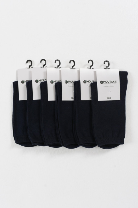 Baumwollsocken MOUTAKIS 6 Pack Dünn