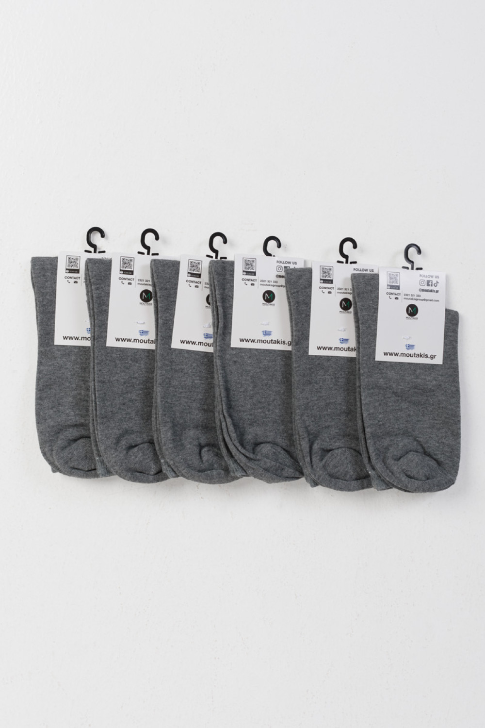 Baumwollsocken MOUTAKIS 6 Pack Dünn