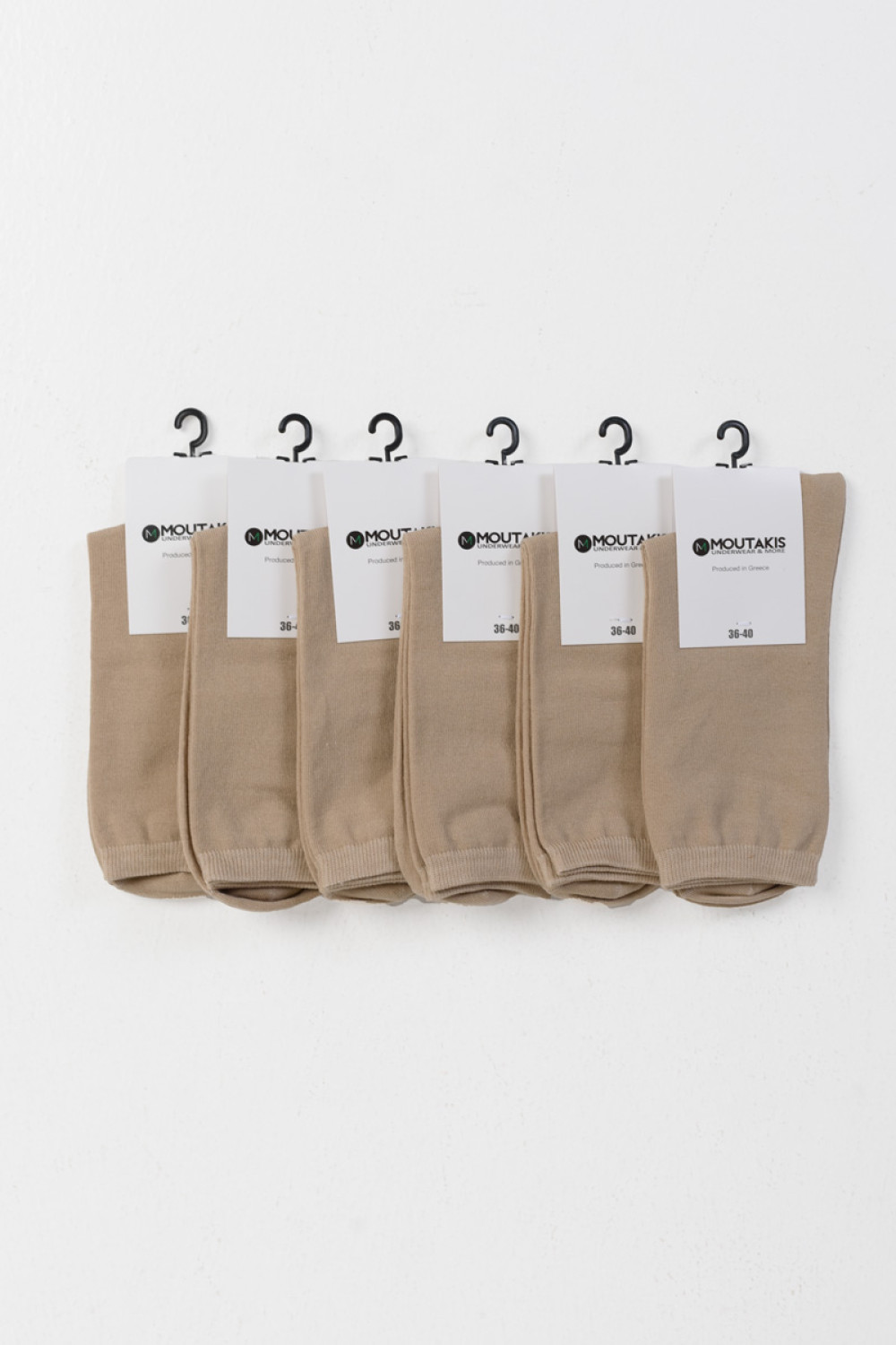 Baumwollsocken MOUTAKIS 6 Pack Dünn