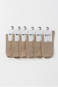 Baumwollsocken MOUTAKIS 6 Pack Dünn