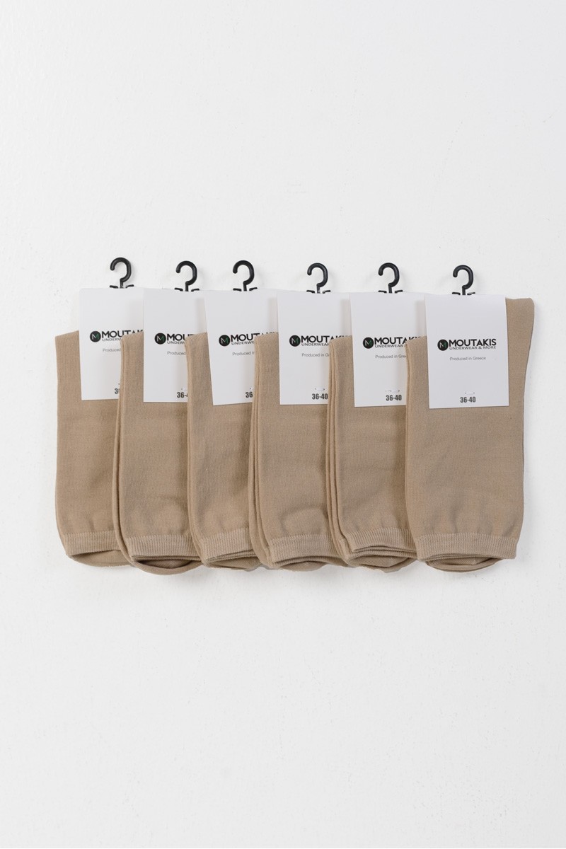 Baumwollsocken MOUTAKIS 6 Pack Dünn Baumwollsocken MOUTAKIS 6 Pack Dünn