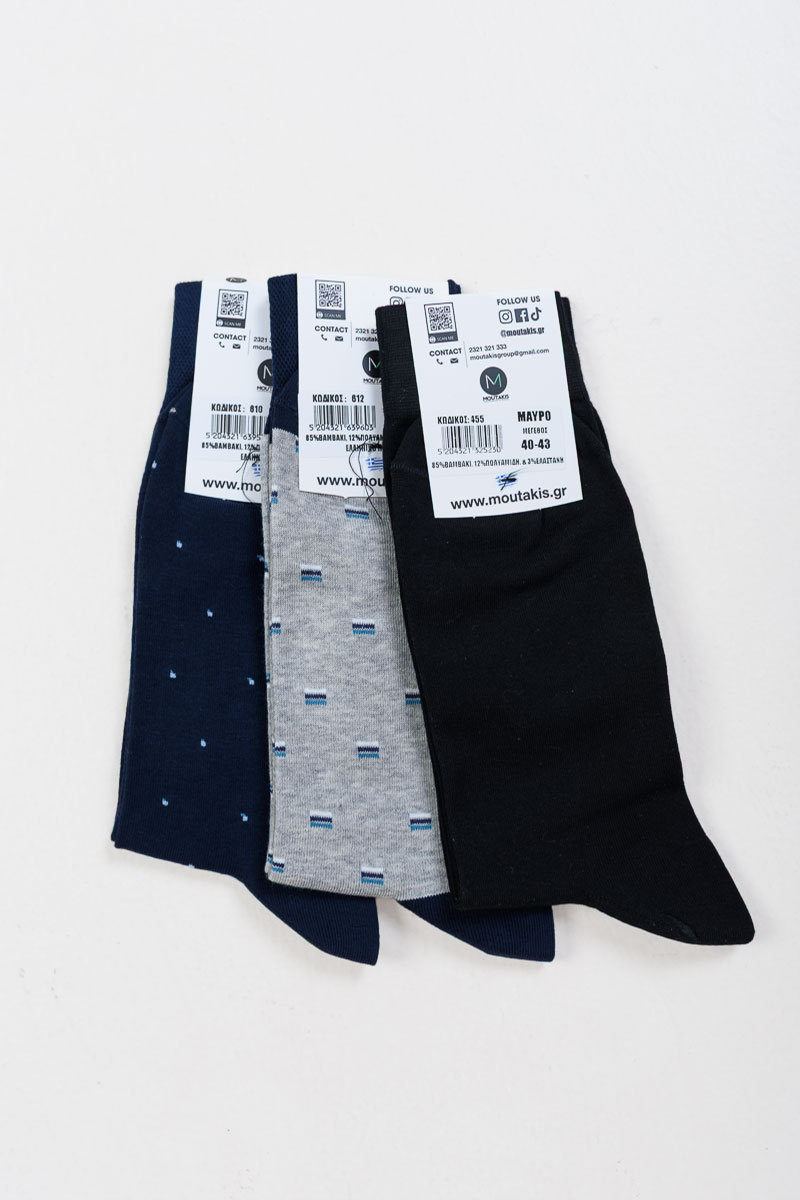 Men's socks MOUTAKIS 6 Pack 455 Men's socks MOUTAKIS 6 Pack 455