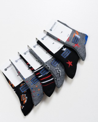 Children's isothermal socks MOUTAKIS 6 PACK DESIGN 5033-2P