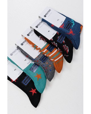 Isothermische Kindersocken MOUTAKIS 6 PACK DESIGN 5033P