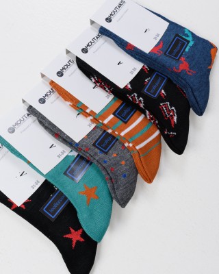 Children's isothermal socks MOUTAKIS 6 PACK DESIGN 5033P