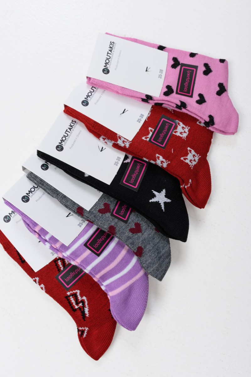 Children's isothermal socks MOUTAKIS 6 PACK DESIGN 5034P
