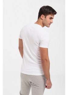 Herren MOUTAKIS SOFT Kurzarm 1100 Weiß Herren MOUTAKIS SOFT Kurzarm 1100 Weiß