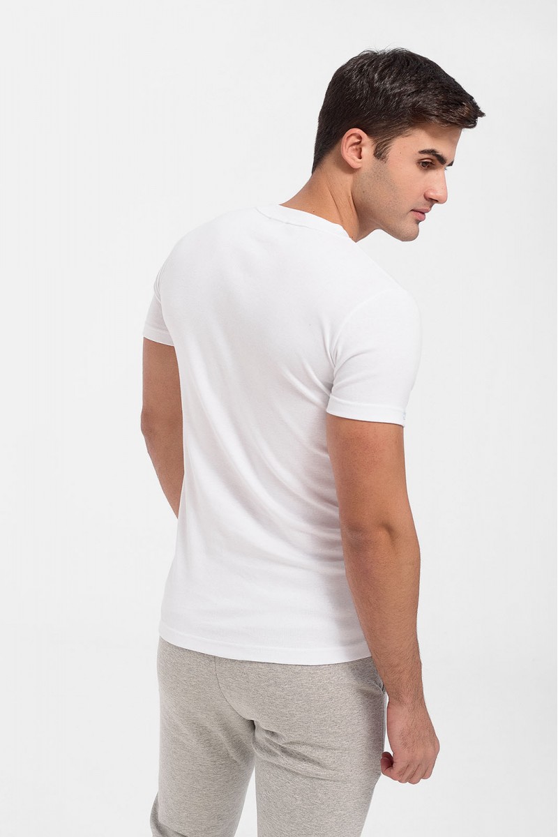 Men's MOUTAKIS SOFT Short Sleeve 1100 White