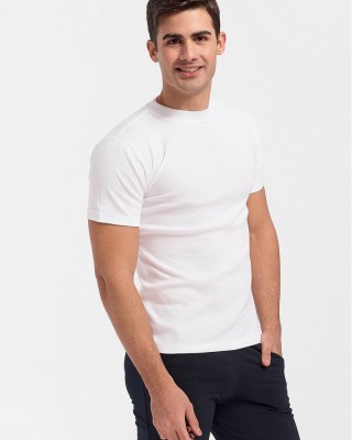 Herren MOUTAKIS SOFT Kurzarm 1100 Weiß