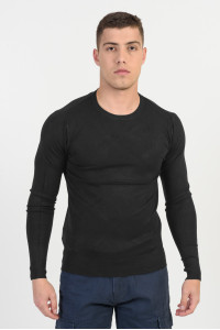 Men's slim sweater NEW MENTALITY D701-4 MINT