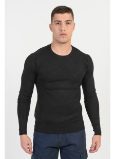 Men's slim sweater NEW MENTALITY D701-4 MINT Men's slim sweater NEW MENTALITY D701-4 MINT