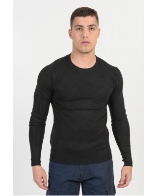 Men's slim sweater NEW MENTALITY D701-4 MINT