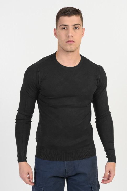 Men's slim sweater NEW MENTALITY D701-4 MINT