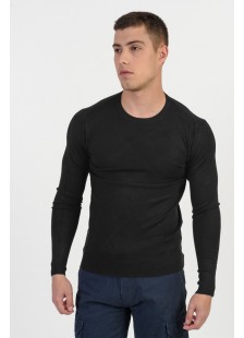 Men's slim sweater NEW MENTALITY D701-4 MINT Men's slim sweater NEW MENTALITY D701-4 MINT