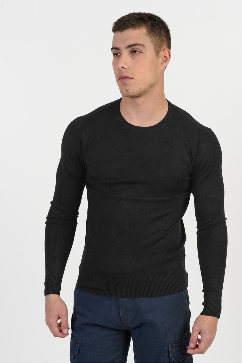 Men's slim sweater NEW MENTALITY D701-4 MINT Men's slim sweater NEW MENTALITY D701-4 MINT