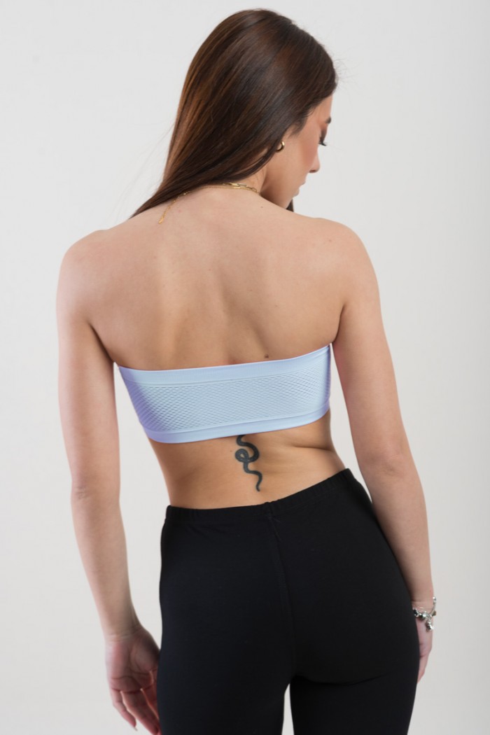 Strapless bustier with perforated back SIEL