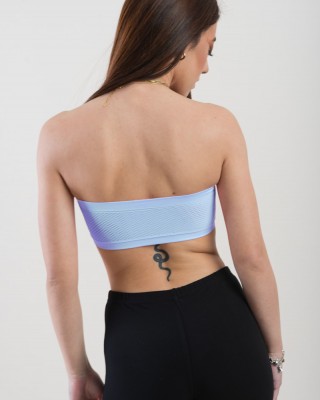 Strapless bustier with perforated back GALLAGIO