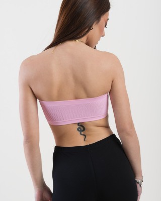 Strapless bustier with perforated back ROZ