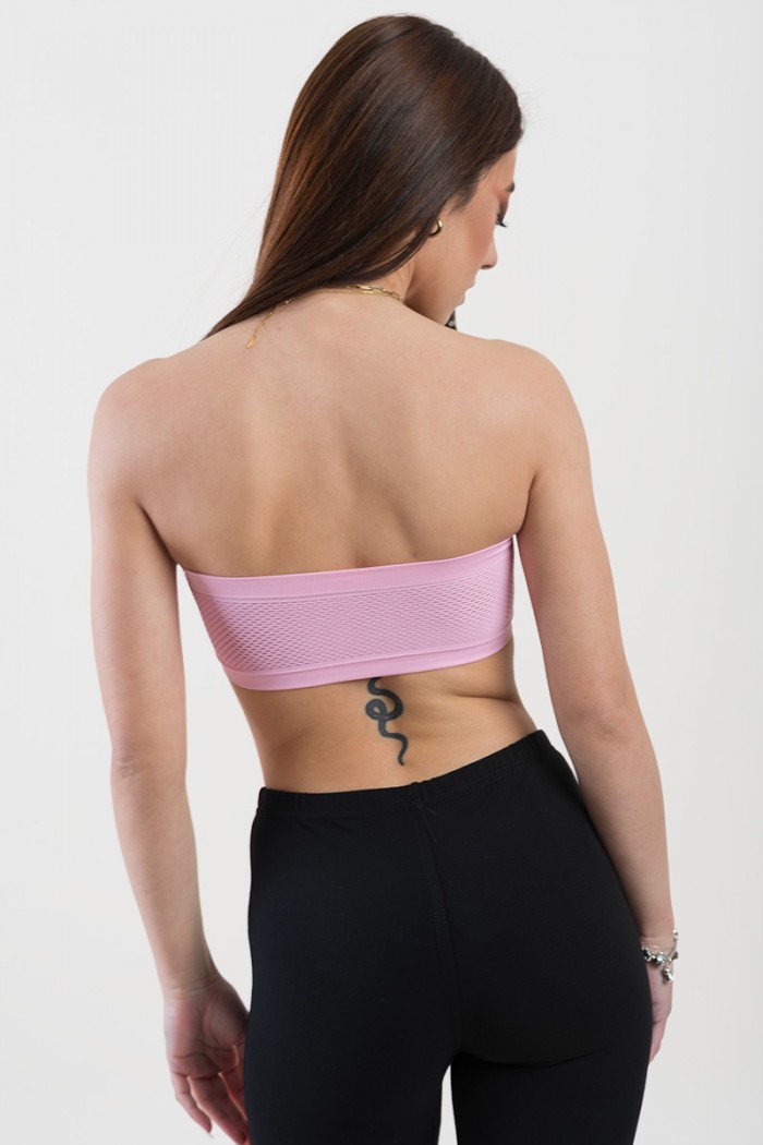 Strapless bustier with perforated back ROZ