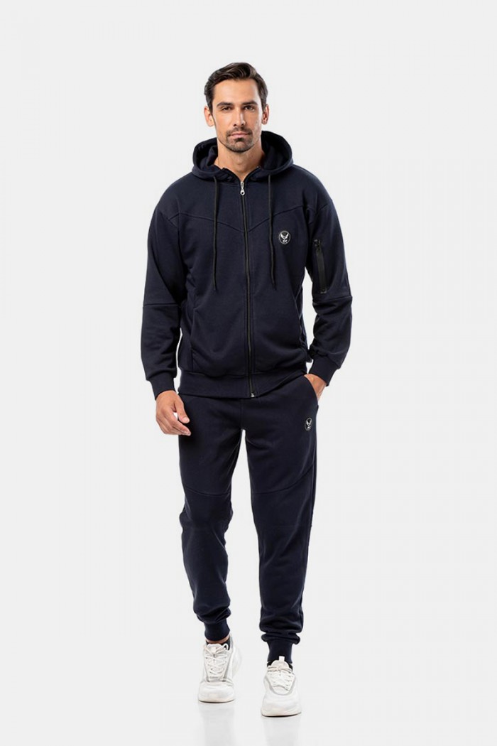 OLYMPIC CHALLENGE 1420 OLYMPIC CHALLENGE Strickjacke Sweatshirt BLUE DROPS