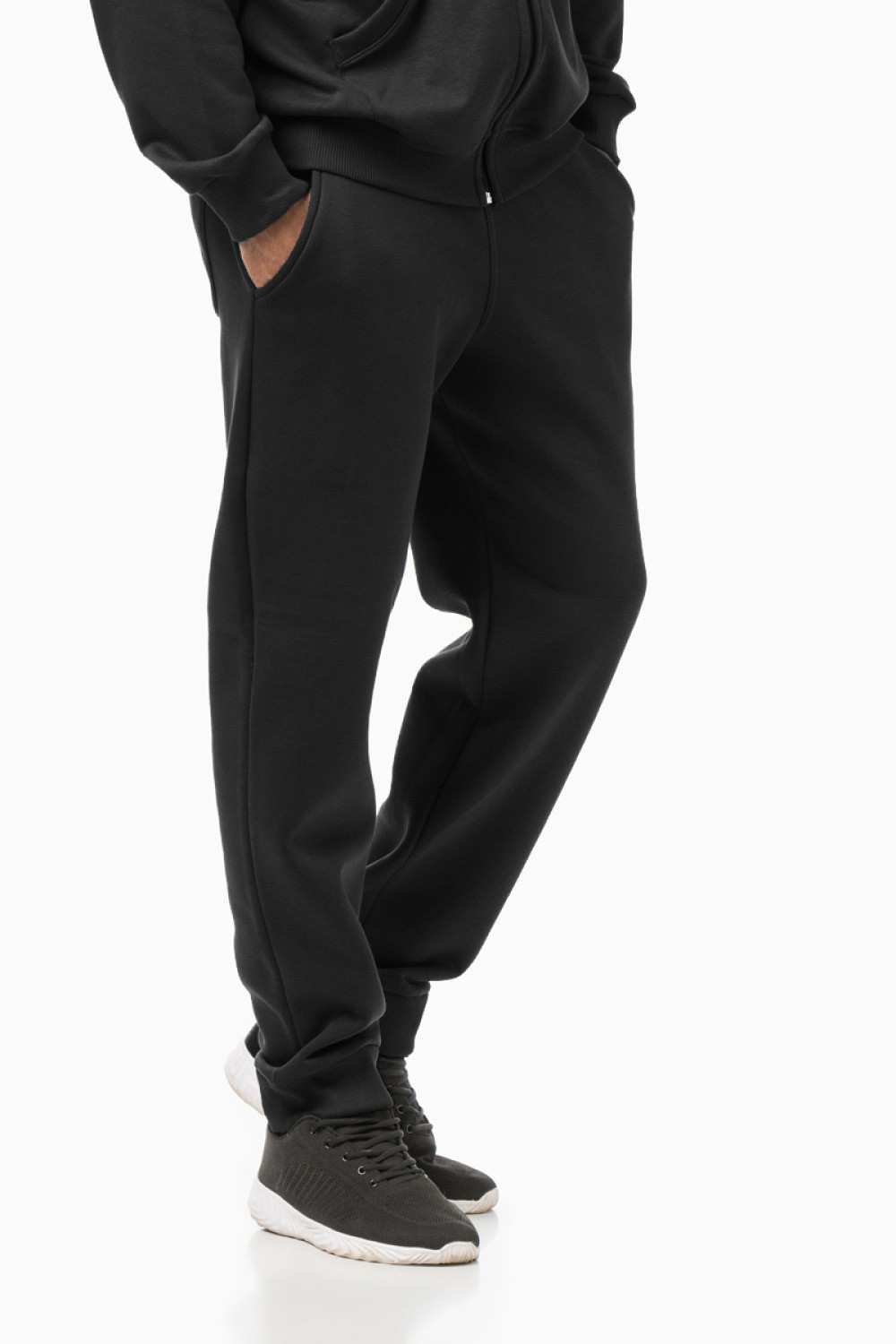 FUTHER TROUSERS WITH ELASTIC BAND OLYMPIC CHALLENGER 1467 BLACK