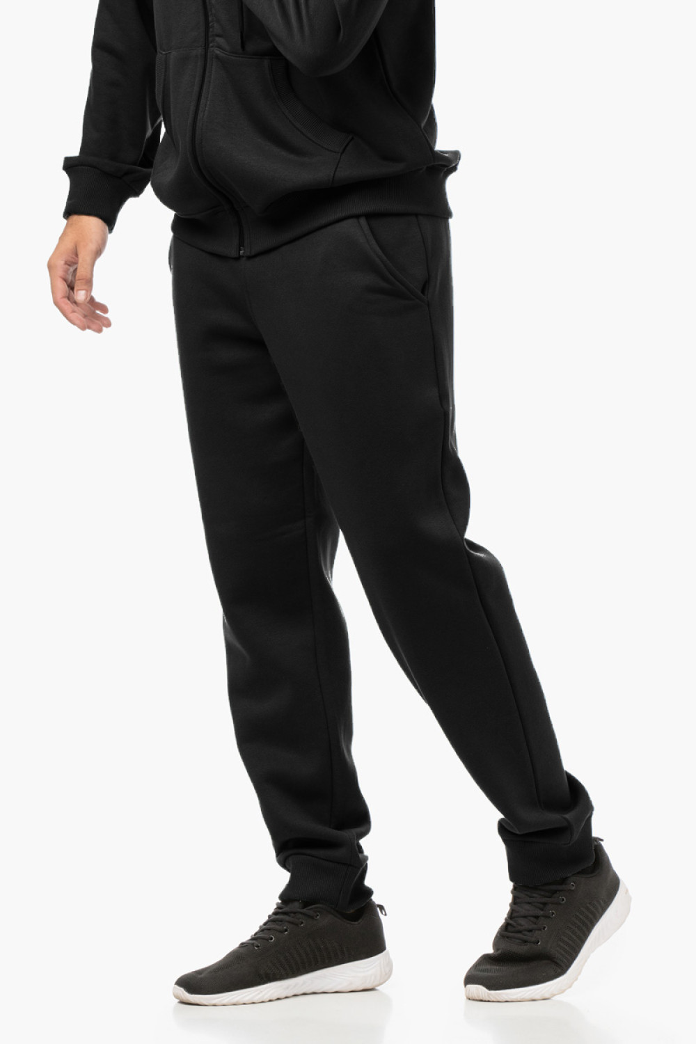 FUTHER TROUSERS WITH ELASTIC BAND OLYMPIC CHALLENGER 1467 BLACK