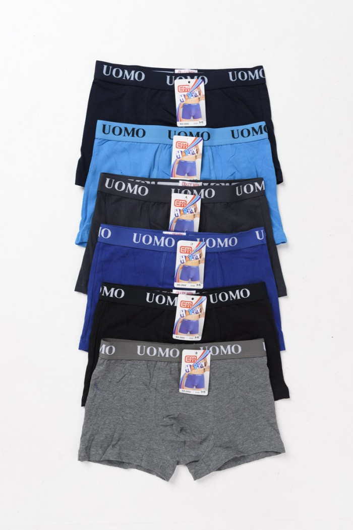 Teenager-Boxershorts UOMO Boy 6 Stück 2552