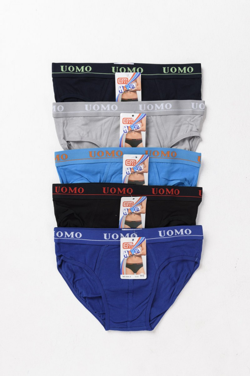 Teenager-Slips UOMO Boy 5 Stück 034