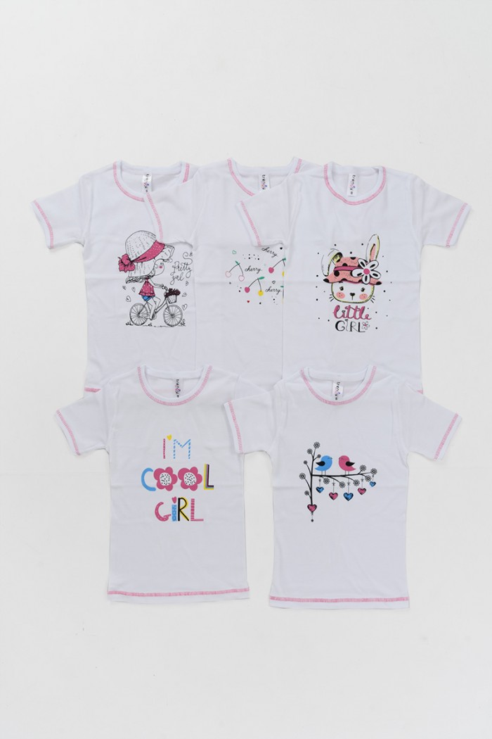 Kids T-shirts TRENDY KIDS 5 Pack DES69