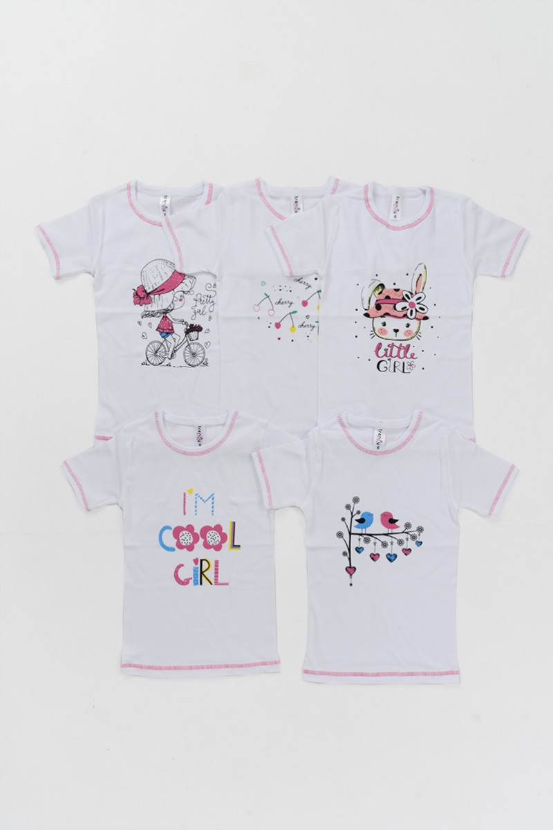 Kinder-T-Shirts TRENDY KIDS 5er-Pack DES69