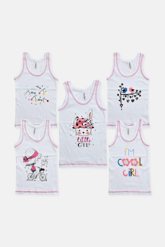 T-shirts for girl Tiranda Trendy 5 Pack 2021