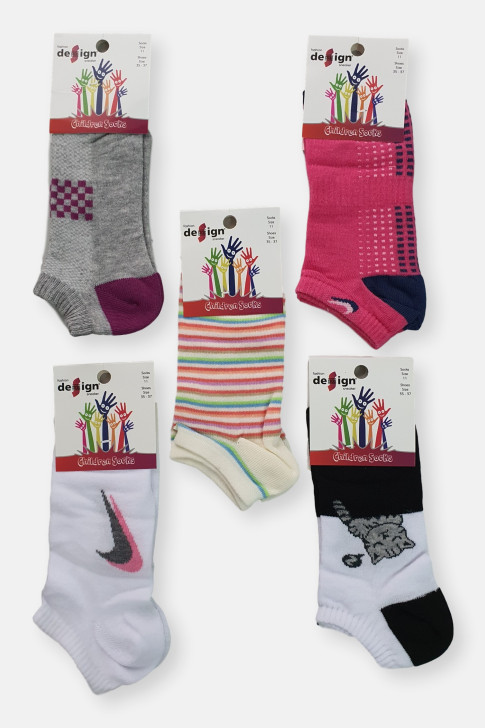 Socks for girl Design 5 Pack Summer 2020
