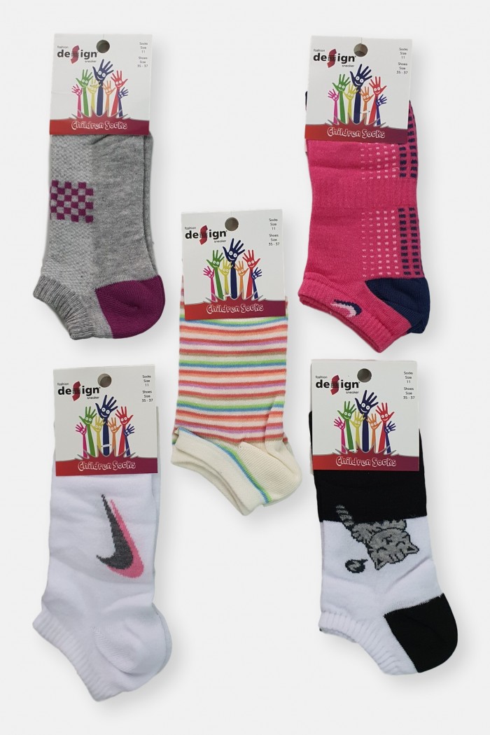 Socks for girl Design 5 Pack Summer 2020