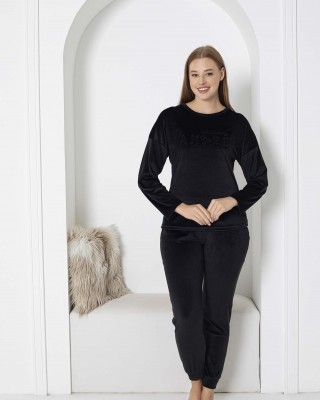 Samtpyjama Samt PIJAMANGEL 2098 BLACK