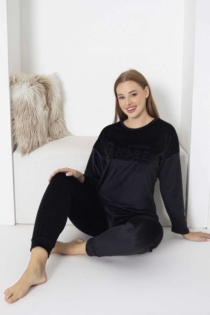 Velvet pajamas Velvet PIJAMANGEL 2098 BLACK